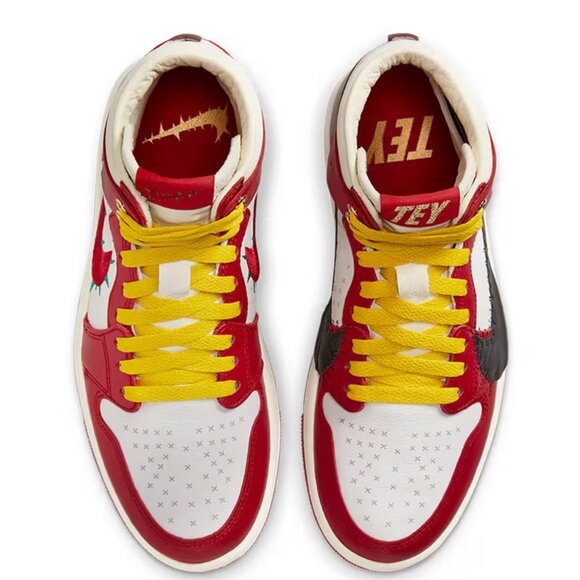 Nike Air Jordan 1 Zoom Comfort 2 x Teyana Taylor Gym Red FJ0604-601 6 US 36.5 EU - Picture 5 of 14